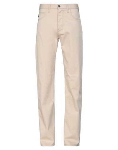 Emporio Armani Pants In Beige