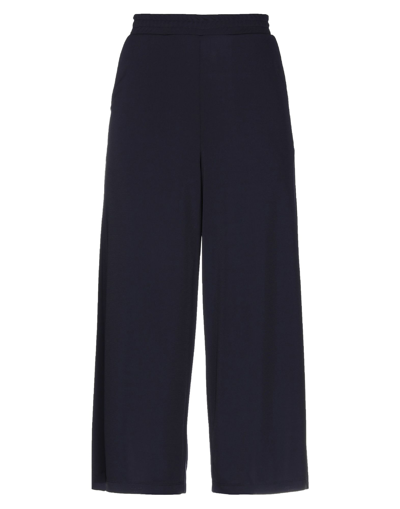 Seventy Sergio Tegon Cropped Pants In Dark Blue