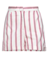 Twenty Easy By Kaos Woman Shorts & Bermuda Shorts White Size 6 Acetate, Cotton In White
