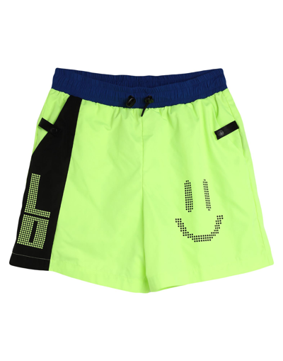 Lazy Oaf Shorts & Bermuda Shorts In Acid Green