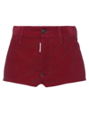 Dsquared2 Shorts & Bermuda Shorts In Garnet