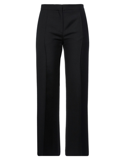 Valentino Garavani Woman Pants Black Size 4 Virgin Wool, Silk