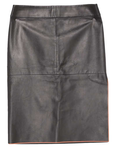 Tod's Midi Skirts In Black