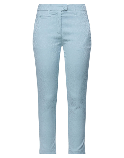 Dondup Woman Pants Pastel Blue Size 29 Cotton, Viscose, Elastane