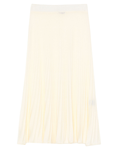 Bruno Manetti Midi Skirts In White