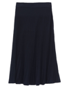 Bruno Manetti Midi Skirts In Dark Blue