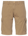 Modfitters Man Shorts & Bermuda Shorts Camel Size 38 Cotton In Beige