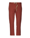 White Sand 88 Pants In Brick Red