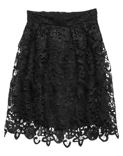 Atos Lombardini Midi Skirts In Black