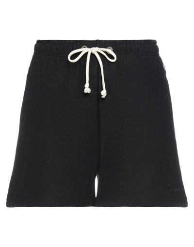 Champion Woman Shorts & Bermuda Shorts Black Size S Cotton, Polyester