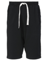 Daniele Fiesoli Man Shorts & Bermuda Shorts Black Size Xxl Cotton, Elastane