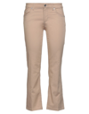 Liu •jo Cropped Pants In Beige