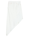Mm6 Maison Margiela Denim Skirts In White
