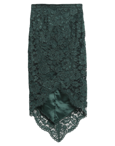 Elisabetta Franchi Midi Skirts In Green