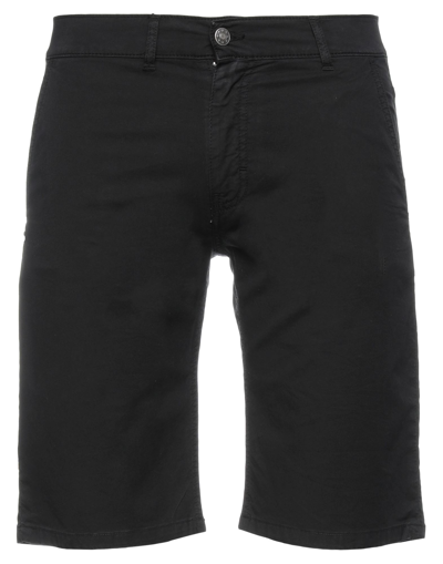 Daniele Alessandrini Homme Man Shorts & Bermuda Shorts Black Size 34 Cotton, Elastane