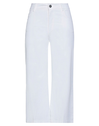 Another Label Cropped Pants In White