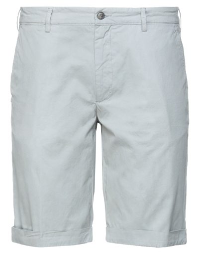 40weft Man Shorts & Bermuda Shorts Grey Size 26 Cotton