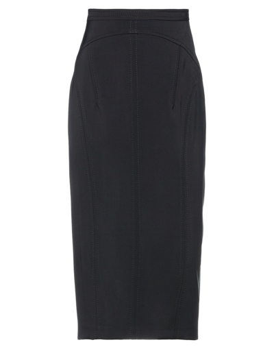 Ndegree21 Midi Skirts In Black