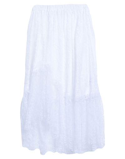 Ermanno Scervino Midi Skirts In White