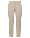 Dondup Woman Pants Beige Size 30 Cotton, Elastane