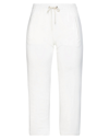 Merci .., Woman Pants White Size S Modal, Polyester, Elastane