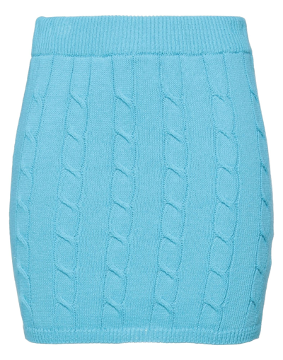 Vicolo Mini Skirts In Blue