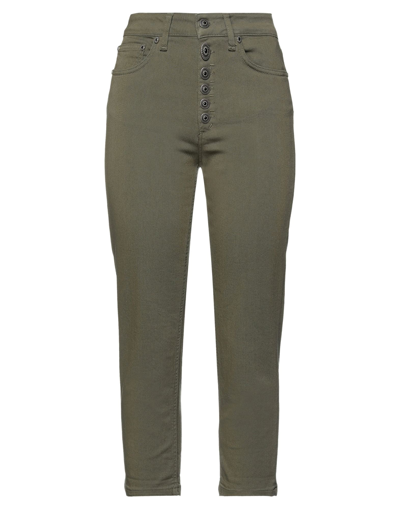 Dondup Pants In Military Green