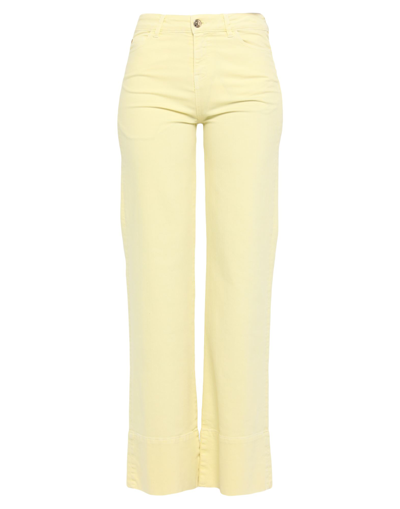 My Twin Twinset Jeans In Yellow