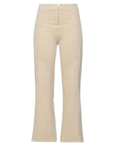 Alberta Ferretti Pants In Beige