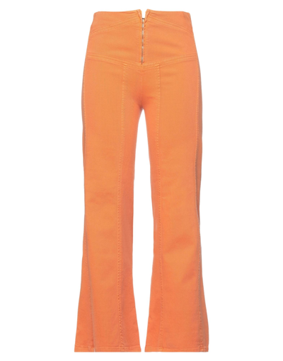 Alberta Ferretti Pants In Orange