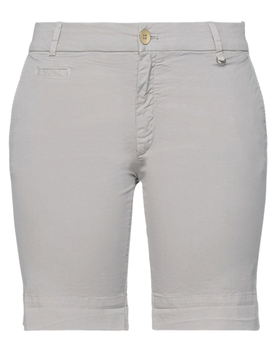 Mason's Woman Shorts & Bermuda Shorts Grey Size 4 Cotton, Elastane