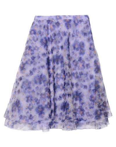 Elisabetta Franchi Midi Skirts In Purple