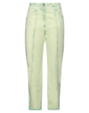 Alberta Ferretti Jeans In Light Green