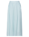 MARCH 23 MARCH 23 WOMAN LONG SKIRT SKY BLUE SIZE 0 VISCOSE, POLYAMIDE, WOOL,13644596TO 4