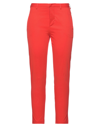 Merci .., Woman Pants Red Size 10 Cotton, Elastane In Red