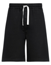 Haikure Man Shorts & Bermuda Shorts Black Size 34 Cotton, Elastane