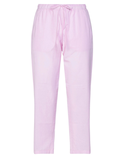 Massimo Alba Cropped Pants In Pink