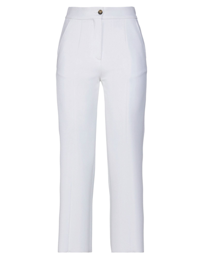 Msgm Pants In White