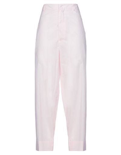 Maison Fl Neur Maison Flâneur Woman Pants Light Pink Size 6 Cotton
