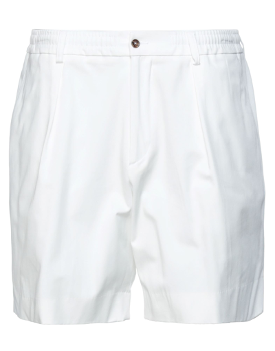 Be Able Man Shorts & Bermuda Shorts White Size 33 Cotton, Elastane