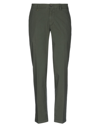 Re-hash Re_hash Man Pants Military Green Size 31 Cotton, Elastane In Green