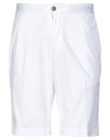 Devore Incipit Man Shorts & Bermuda Shorts White Size 40 Cotton, Elastane In White