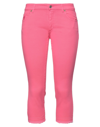 Avantgar Denim By European Culture Cropped Pants In Pink