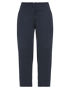 European Culture Cropped Pants In Blue