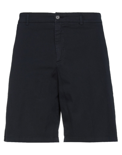 Department Five Department 5 Man Shorts & Bermuda Shorts Midnight Blue Size 35 Cotton, Elastane