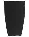 Rick Owens Midi Skirts In Black