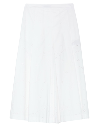 Ermanno Scervino Cropped Pants In White