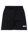 Berna Woman Shorts & Bermuda Shorts Black Size Xs Cotton, Elastic Fibres