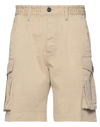 DSQUARED2 DSQUARED2 MAN SHORTS & BERMUDA SHORTS BEIGE SIZE 32 COTTON, ELASTANE, POLYESTER, POLYURETHANE, CELLU,13656868WA 3