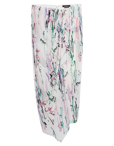 Isabel Marant Midi Skirts In Ivory